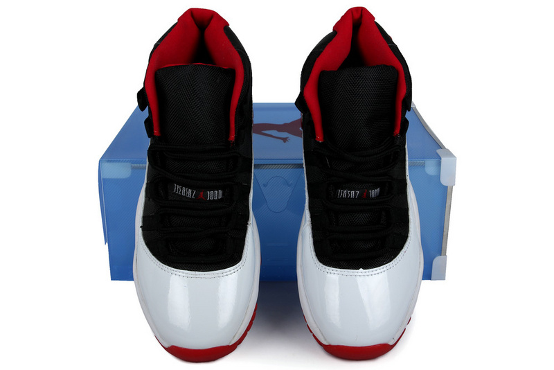 Air Jordan 11 Mens Shoes Black/White Online